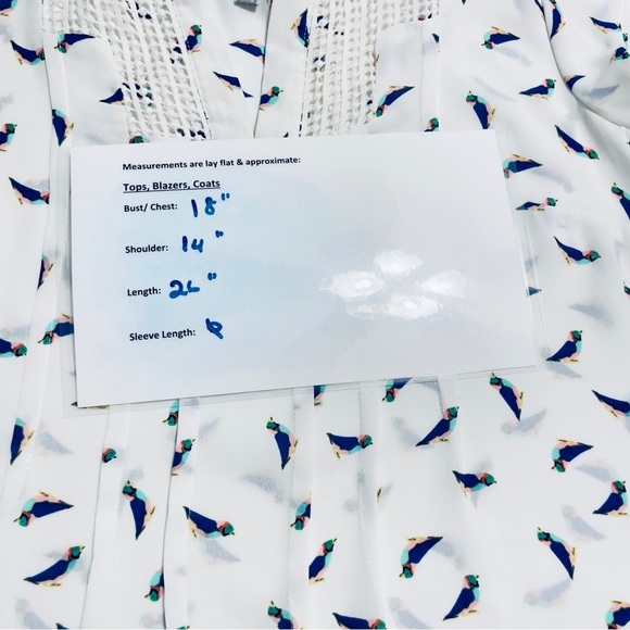 Daniel Rainn Estefany Lace Detail Split Neck Top size S - Picture 8 of 9